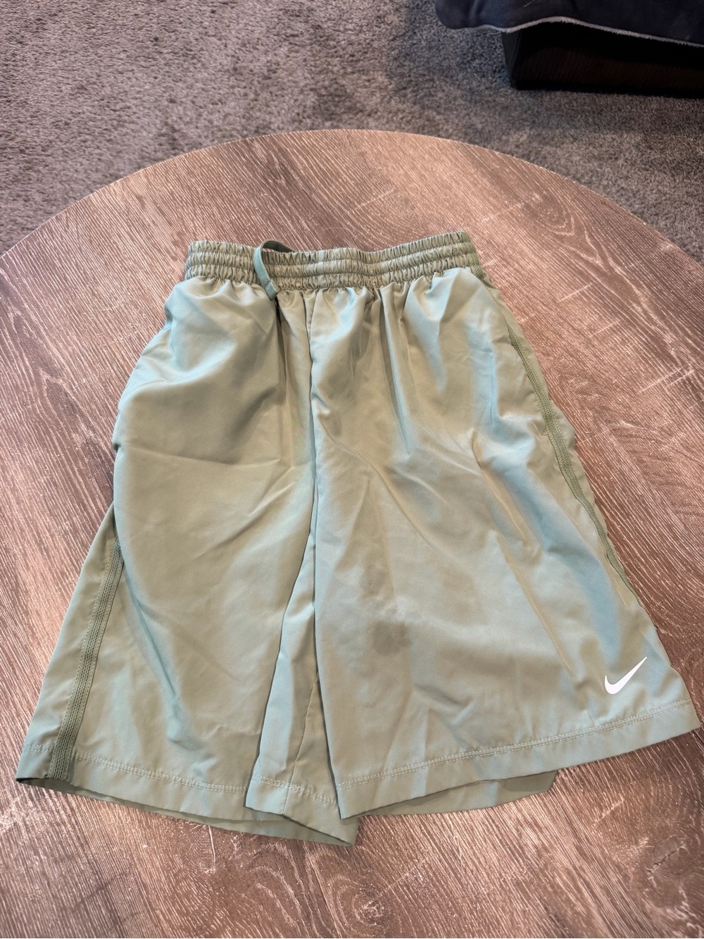 Nike Boy’s Light Green Athletic Shorts